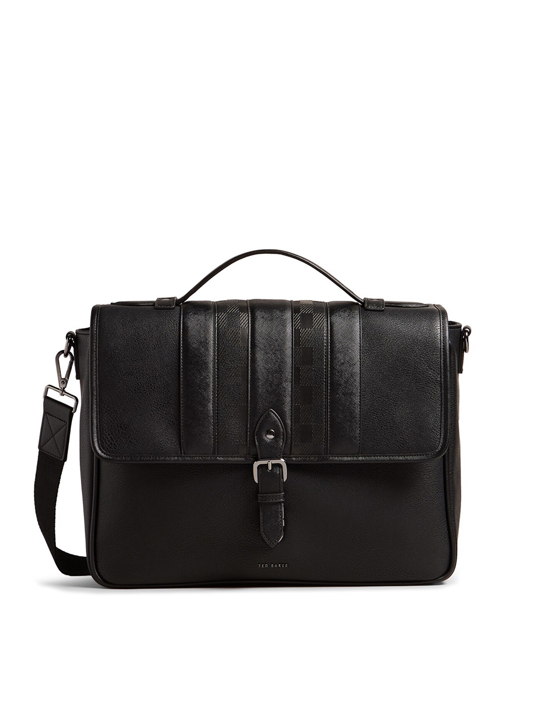 Ted Baker Structured Satchel, Black