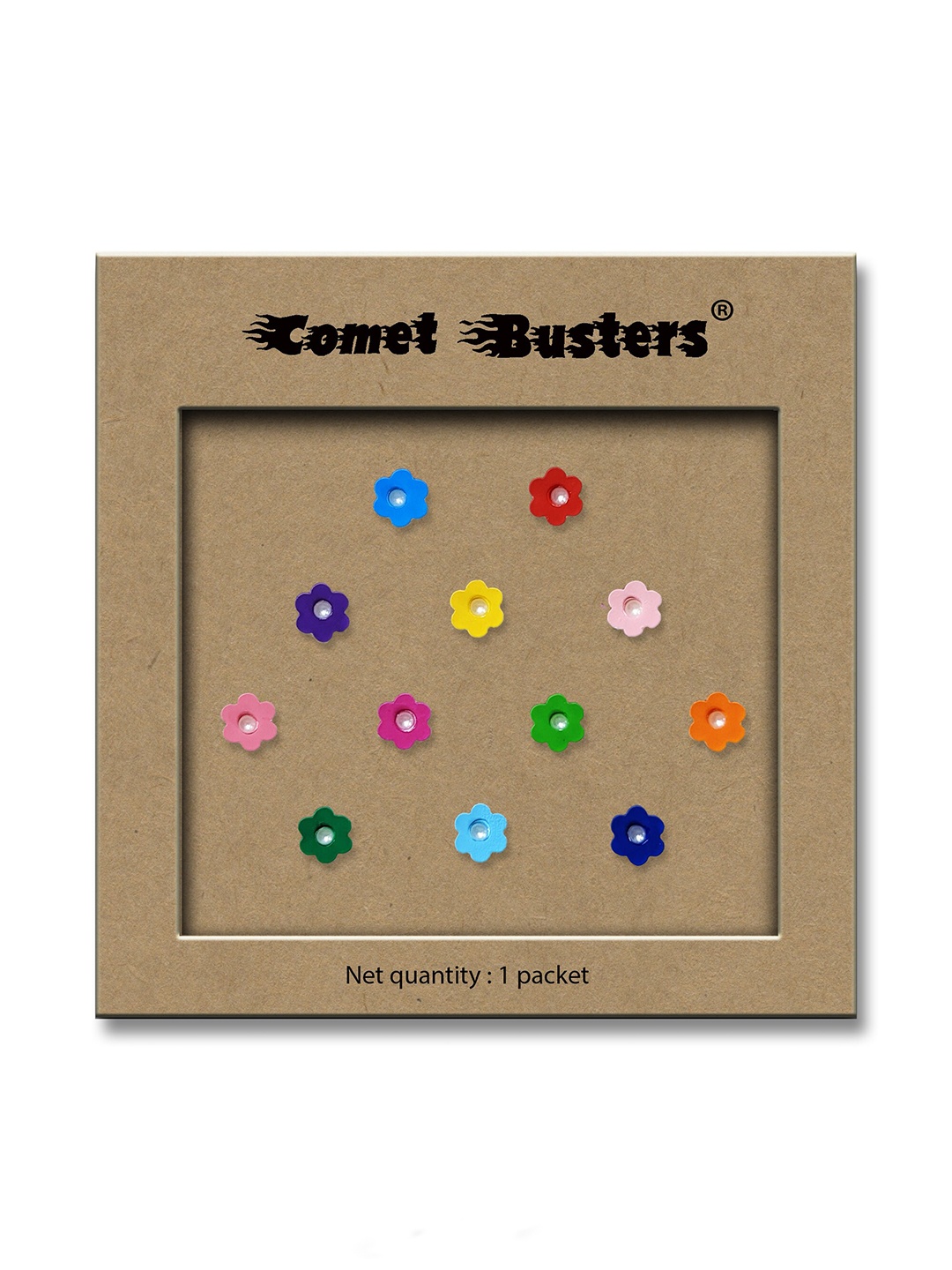 Comet Busters Girls Multicoloured Embellished Reusable Floral Designer Stickers - 12 Pcs, Multi
Comet Busters Girls Multicoloured Embellished Reusable Floral Designer Stickers - 12 Pcs, Multi