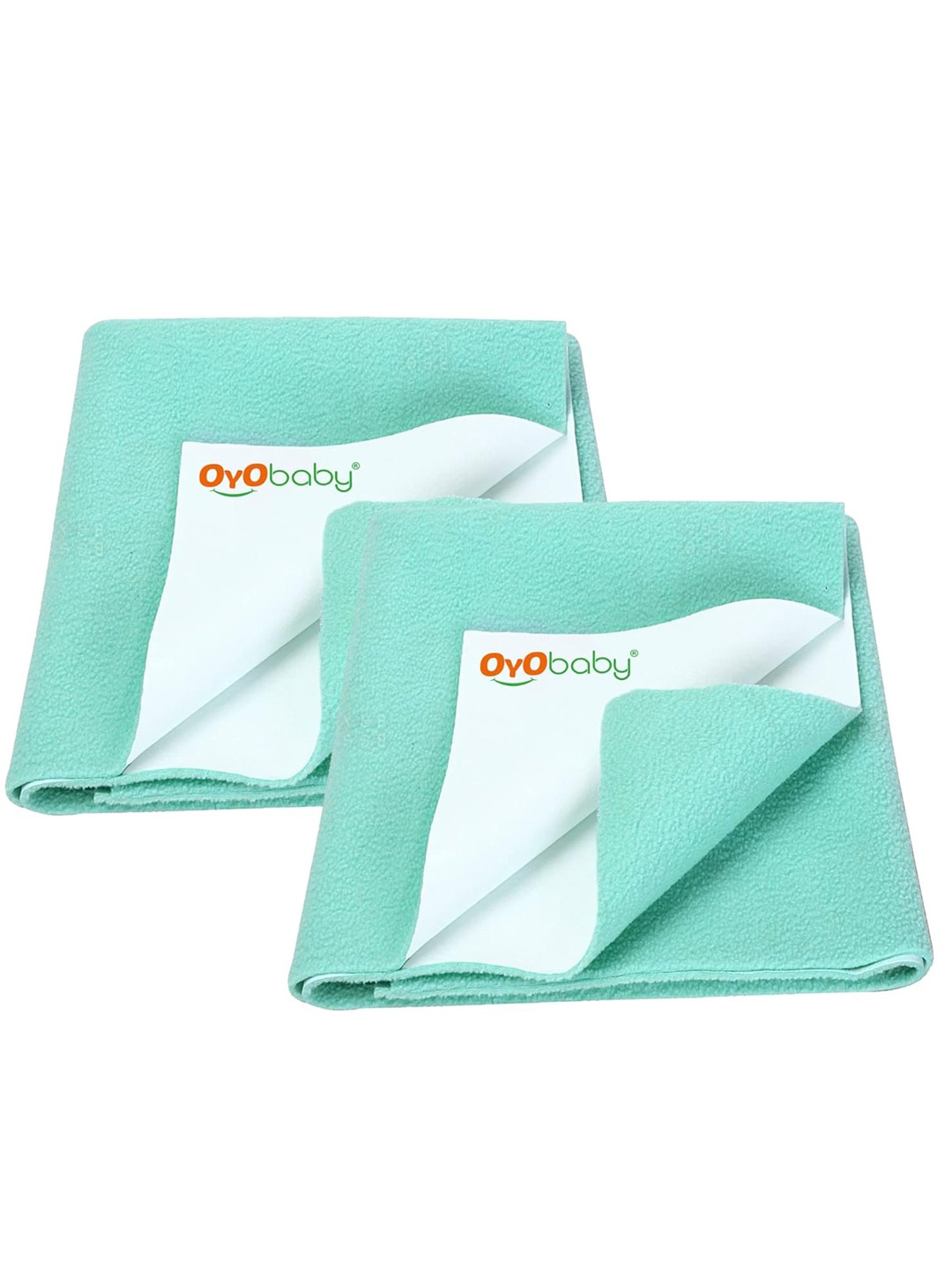 OyO Baby Set of 2 Sea Green Waterproof & Baby Dry Sheet Polycotton Mattress Protector
OyO Baby Set of 2 Sea Green Waterproof & Baby Dry Sheet Polycotton Mattress Protector