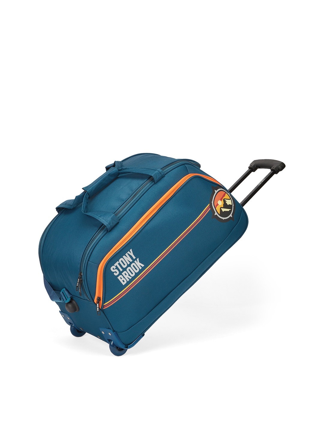 Stony Brook by Nasher Miles Brand Logo Printed Medium Travel Duffel Trolley Bag 73L, Turquoise blue
Stony Brook by Nasher Miles Brand Logo Printed Medium Travel Duffel Trolley Bag 73L, Turquoise blue