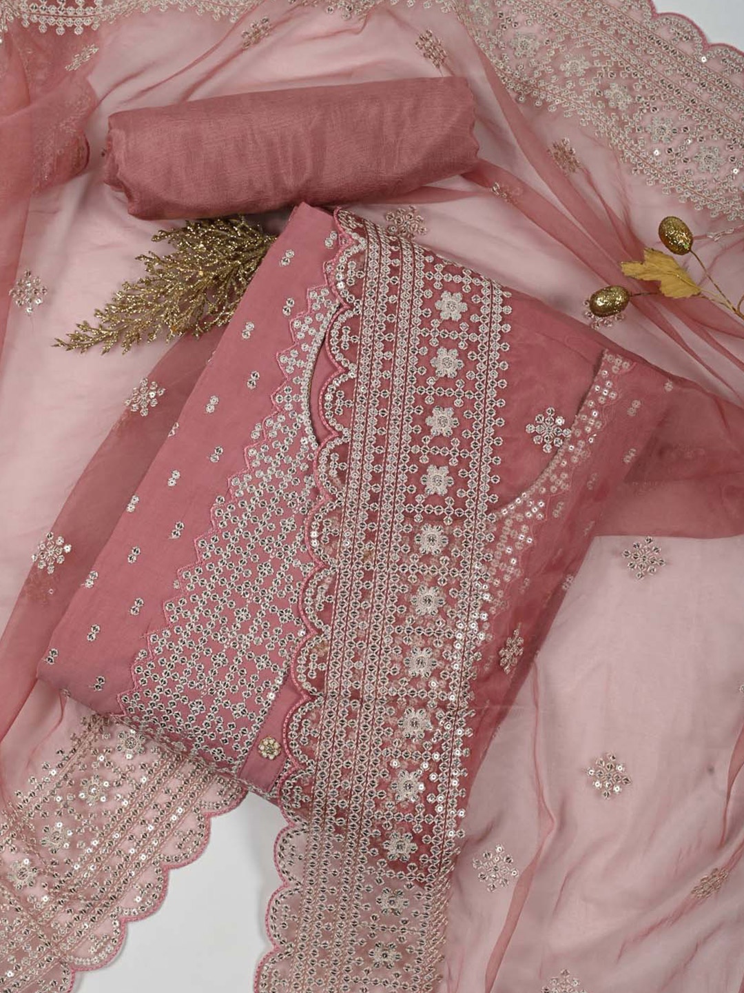 Meena Bazaar Ethnic Motifs Embellished Sequinned Art Silk Unstitched Dress Material, Pink
Meena Bazaar Ethnic Motifs Embellished Sequinned Art Silk Unstitched Dress Material, Pink