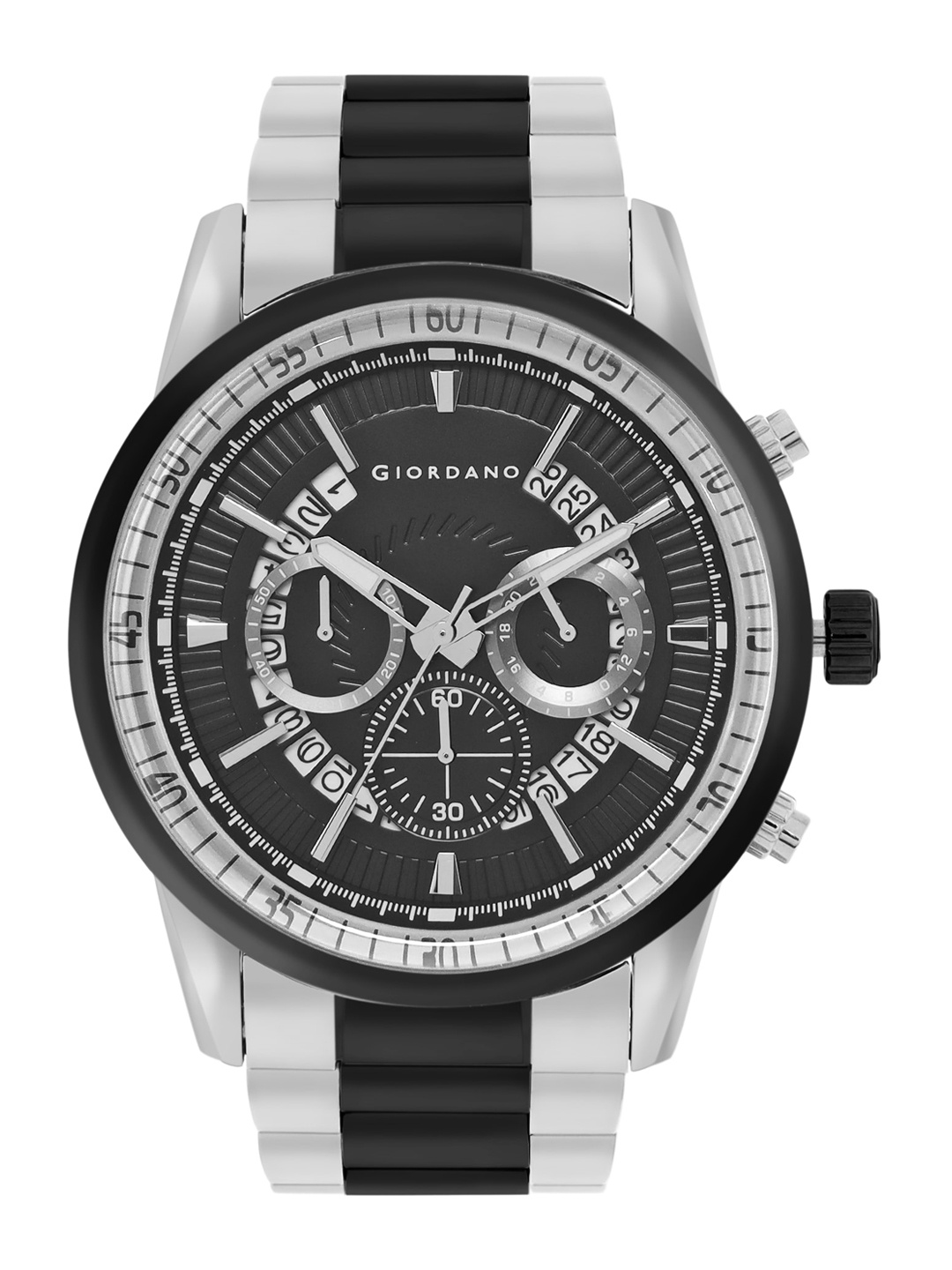 GIORDANO Men Dial & Stainless Steel Bracelet Style Straps Analogue Watch GZ-50075-11, Silver
GIORDANO Men Dial & Stainless Steel Bracelet Style Straps Analogue Watch GZ-50075-11, Silver