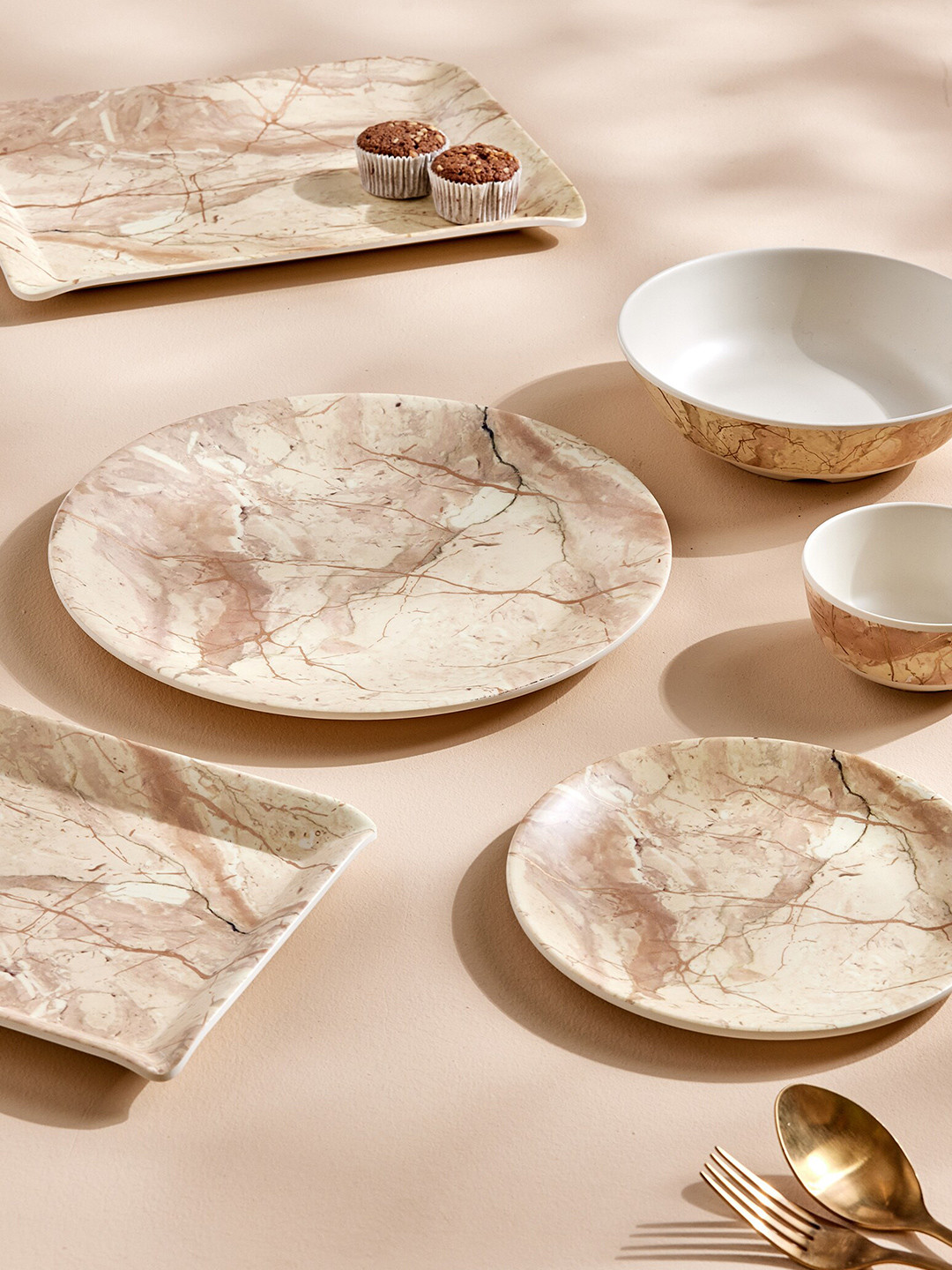 Home Centre 1 Piece Beige Printed Melamine Matte Plate
Home Centre 1 Piece Beige Printed Melamine Matte Plate