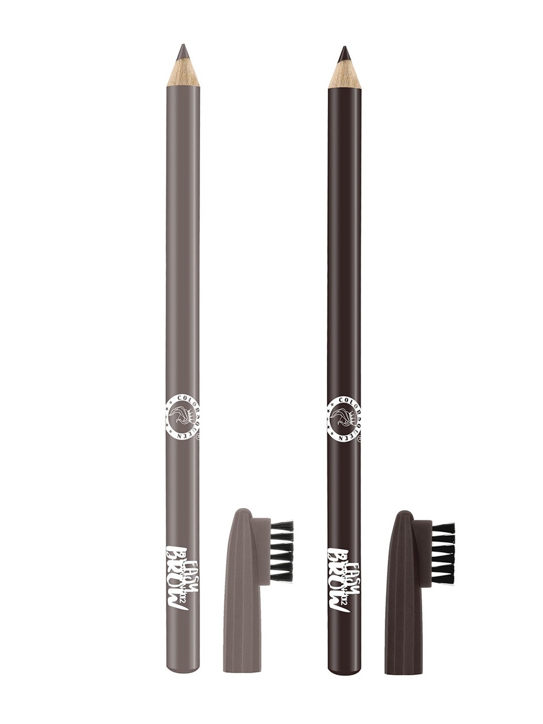 Colors Queen Set Of 2 Easy Brow Professional Eyebrow Pencil - Brown & Dark Brown
Colors Queen Set Of 2 Easy Brow Professional Eyebrow Pencil - Brown & Dark Brown