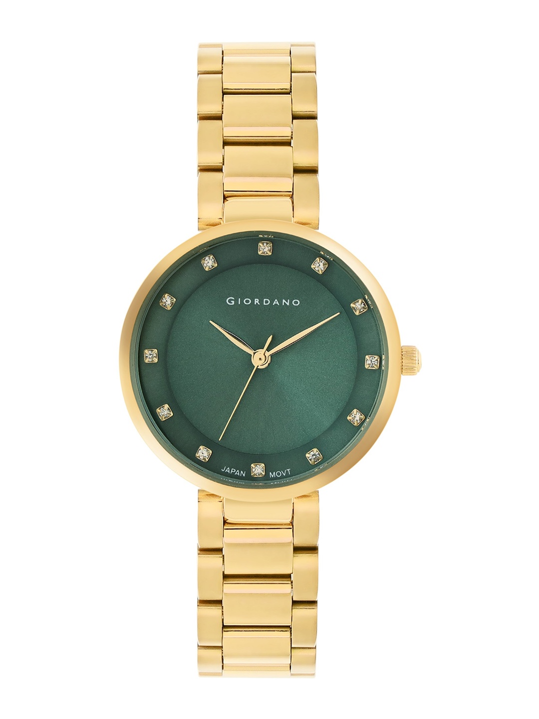 GIORDANO Women Dial & Stainless Steel Bracelet Style Straps Analogue Watch GZ-60073-22, Gold
GIORDANO Women Dial & Stainless Steel Bracelet Style Straps Analogue Watch GZ-60073-22, Gold