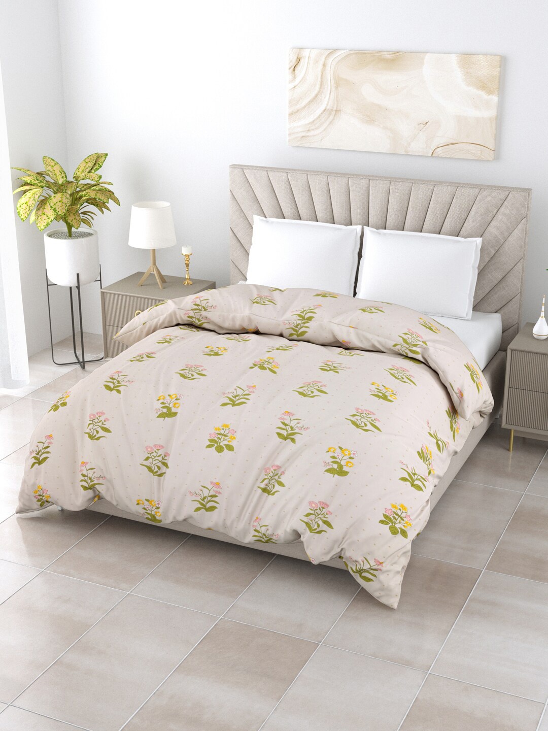 Salona Bichona Impression Cream-Coloured Floral AC Room 150 GSM Double Bed Comforter
Salona Bichona Impression Cream-Coloured Floral AC Room 150 GSM Double Bed Comforter