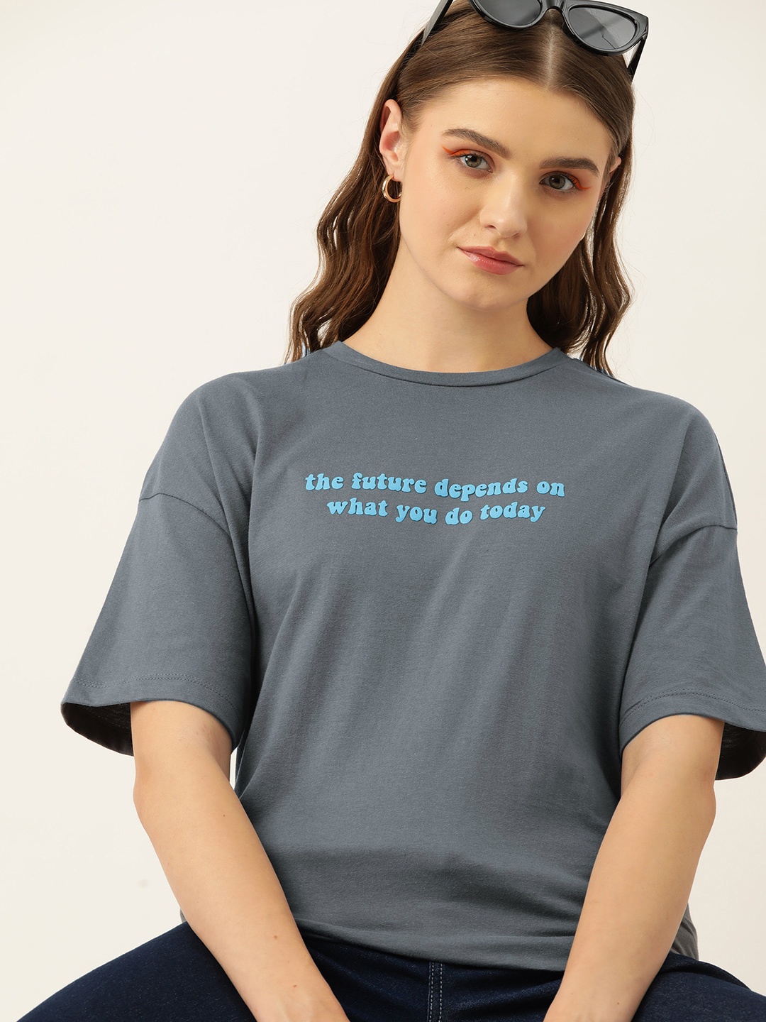 Kook N Keech Typography Printed Drop-Shoulder Sleeves Pure Cotton T-shirt, Charcoal
Kook N Keech Typography Printed Drop-Shoulder Sleeves Pure Cotton T-shirt, Charcoal