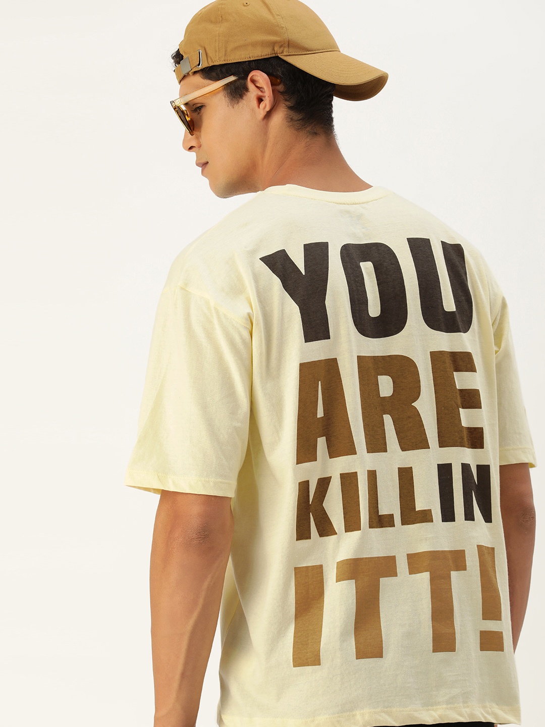 Kook N Keech Typography Printed Drop-Shoulder Sleeves Pure Cotton Oversized T-shirt, Yellow
Kook N Keech Typography Printed Drop-Shoulder Sleeves Pure Cotton Oversized T-shirt, Yellow