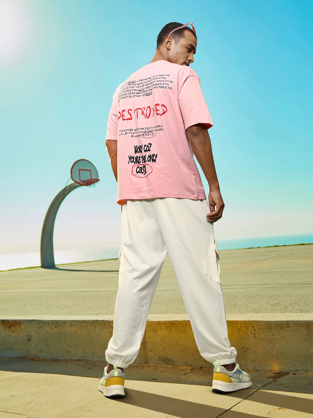 Kook N Keech Pure Cotton Typography Printed Drop-Shoulder Sleeves Oversized T-shirt, Pink
Kook N Keech Pure Cotton Typography Printed Drop-Shoulder Sleeves Oversized T-shirt, Pink