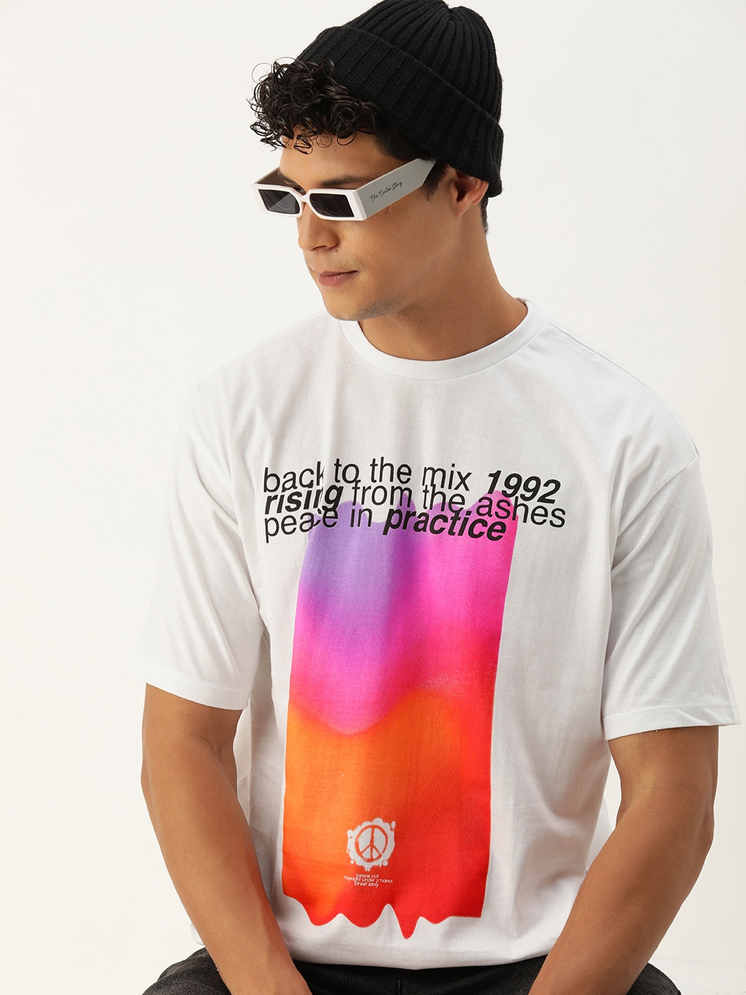 Kook N Keech Graphic Printed Drop-Shoulder Sleeves Pure Cotton Oversized T-shirt, White
Kook N Keech Graphic Printed Drop-Shoulder Sleeves Pure Cotton Oversized T-shirt, White