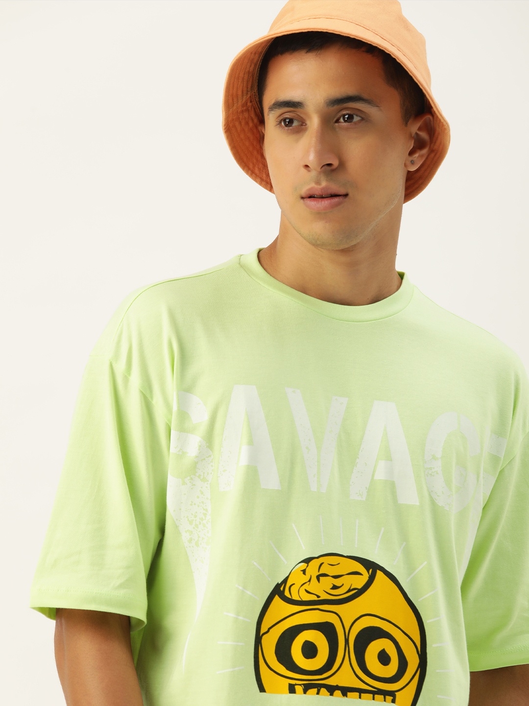 Kook N Keech Printed Drop-Shoulder Sleeves Pure Cotton Oversize T-shirt, Lime green
Kook N Keech Printed Drop-Shoulder Sleeves Pure Cotton Oversize T-shirt, Lime green
