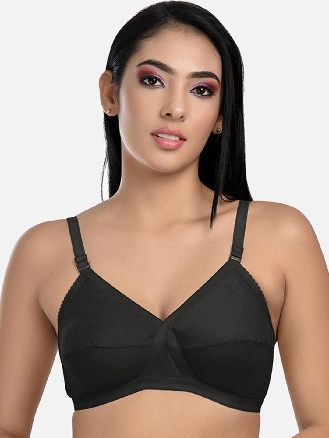 StyFun Non Padded Cut & Sew Non Wired Full Coverage Cotton Everyday Bra-All Day Comfort, Black
StyFun Non Padded Cut & Sew Non Wired Full Coverage Cotton Everyday Bra-All Day Comfort, Black