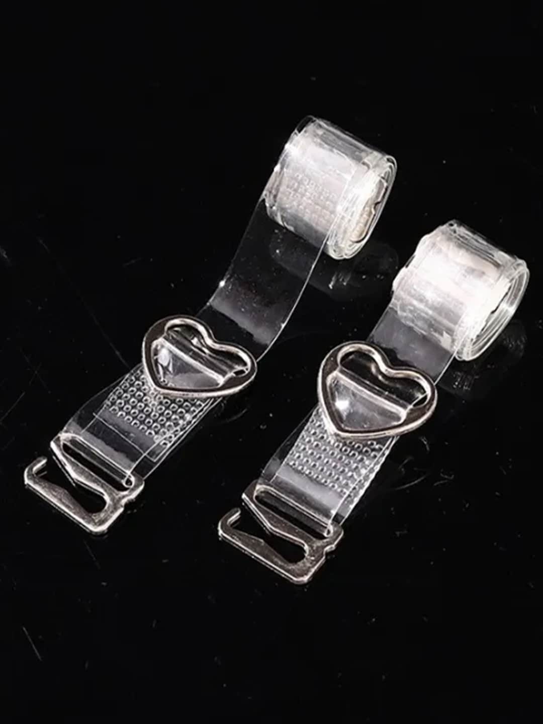 StyFun Pack Of 2 Detachable Transparent Bra Straps