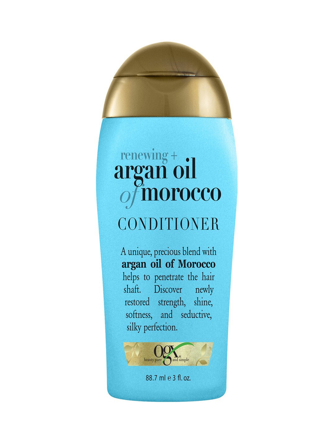 OGX Renewing + Argan Oil of Morocco Hydrating Hair Conditioner To Moisturize Hair- 88.7 ml, Blue
OGX Renewing + Argan Oil of Morocco Hydrating Hair Conditioner To Moisturize Hair- 88.7 ml, Blue