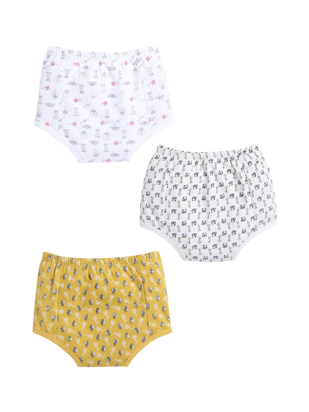 Little Angels Unisex Kids Pack of 3 Printed Cotton Re-Useable Padded Underpants, White
Little Angels Unisex Kids Pack of 3 Printed Cotton Re-Useable Padded Underpants, White