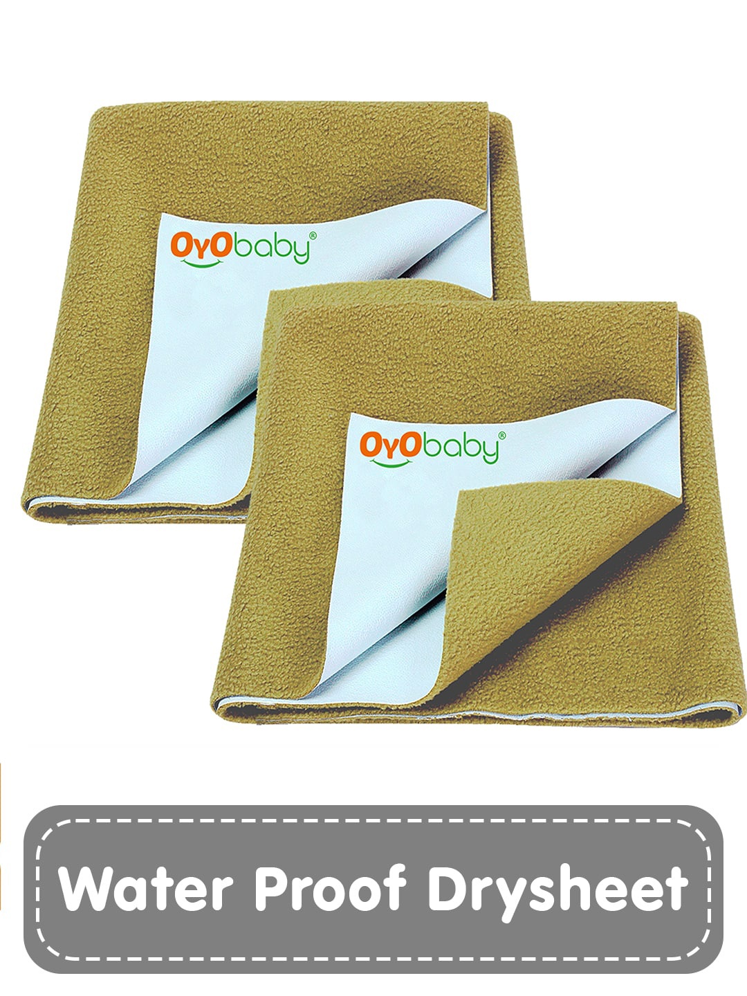 OyO Baby Set of 2 Gold Waterproof & Baby Dry Sheet Polycotton Mattress Protector, Yellow
OyO Baby Set of 2 Gold Waterproof & Baby Dry Sheet Polycotton Mattress Protector, Yellow