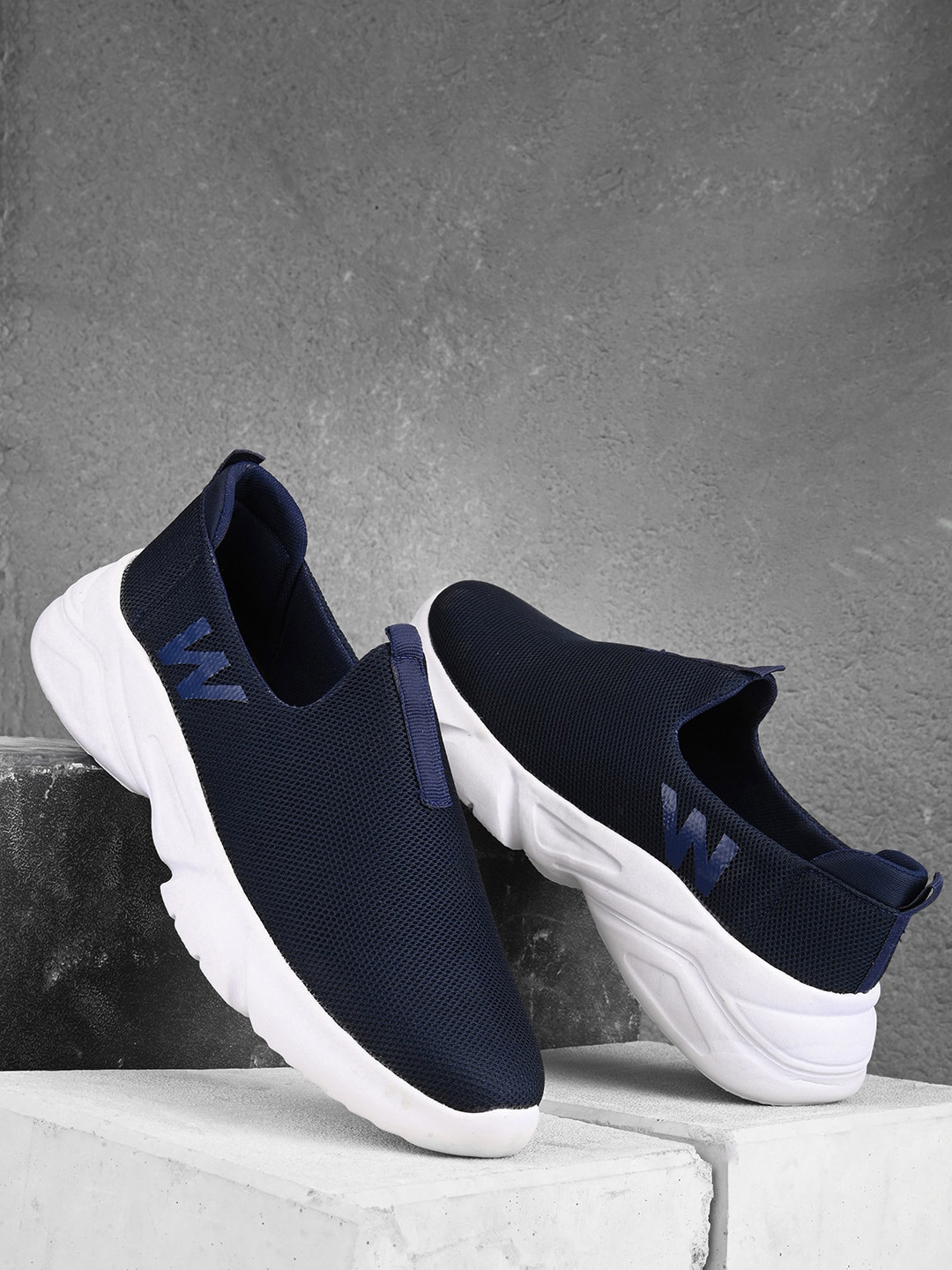 Walkstyle By El Paso Men Comfort Mesh Non-Marking Running Shoes, Navy blue 
Walkstyle By El Paso Men Comfort Mesh Non-Marking Running Shoes, Navy blue