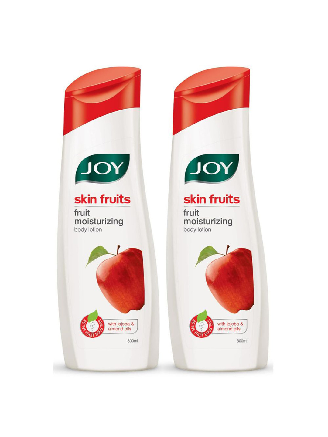 JOY Set of 2 Skin Fruits Moisturizing Body Lotion with Almond & Jojoba Oil - 300 ml each, White
JOY Set of 2 Skin Fruits Moisturizing Body Lotion with Almond & Jojoba Oil - 300 ml each, White