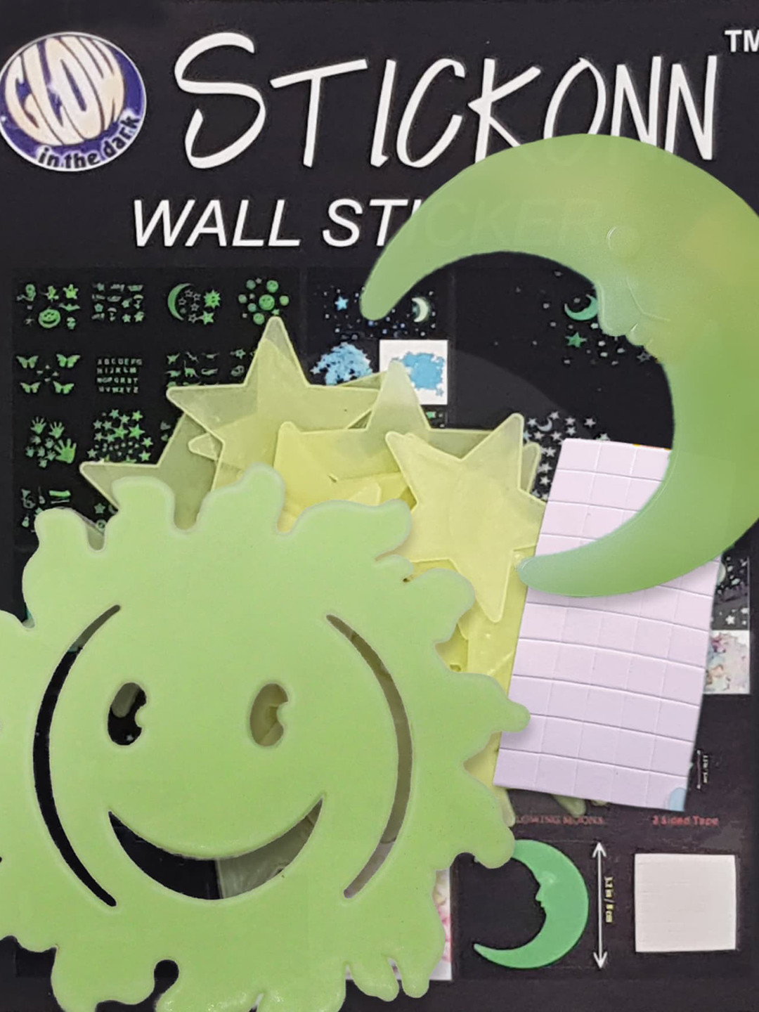 JENNA Green 32 Pieces Fluorescent Glow in The Dark Star Wall Stickers 
JENNA Green 32 Pieces Fluorescent Glow in The Dark Star Wall Stickers