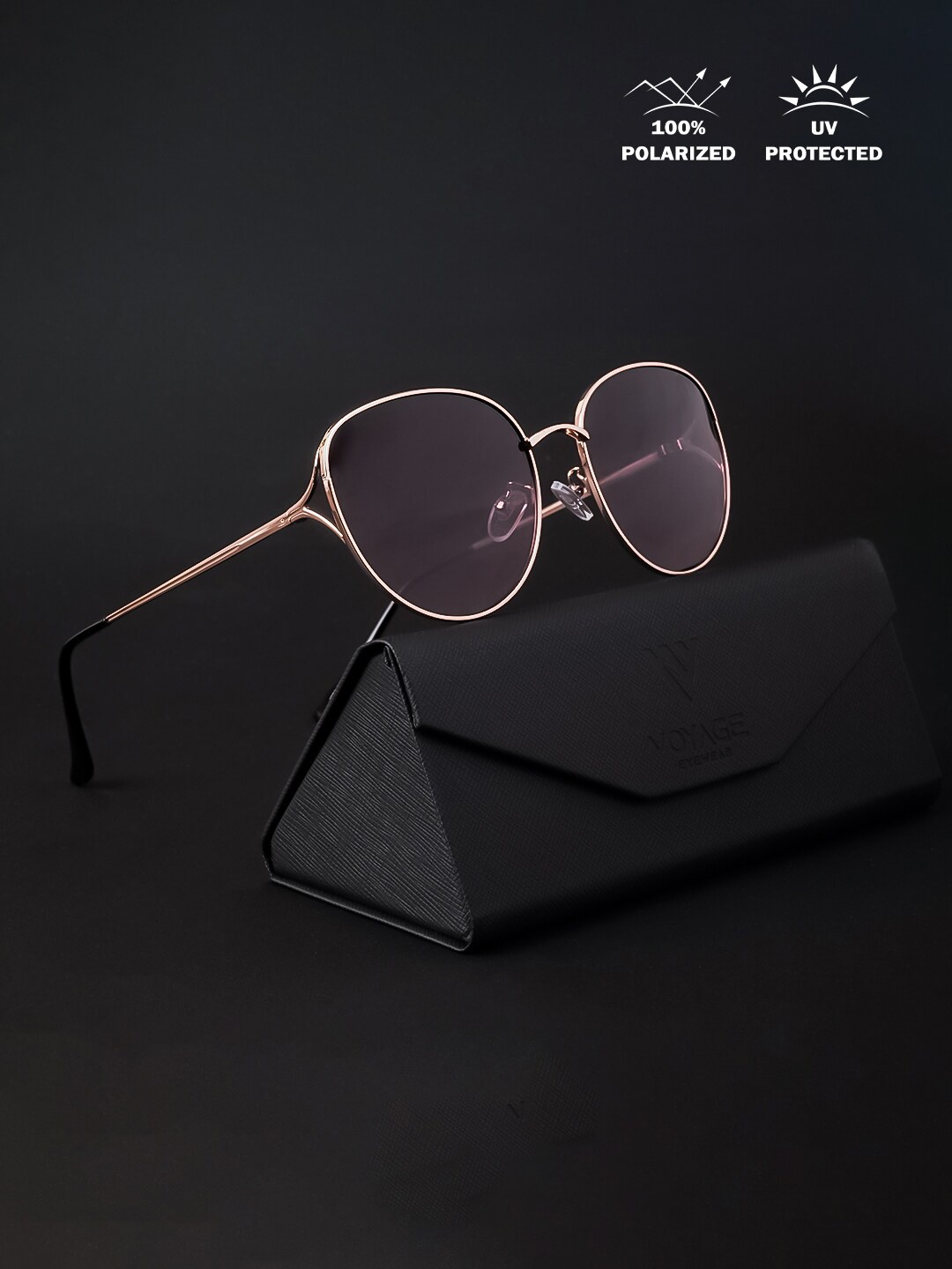 Voyage Unisex Lens & Oversized Sunglasses With Polarised And UV Protected Lens 1099MG4211, Purple
Voyage Unisex Lens & Oversized Sunglasses With Polarised And UV Protected Lens 1099MG4211, Purple