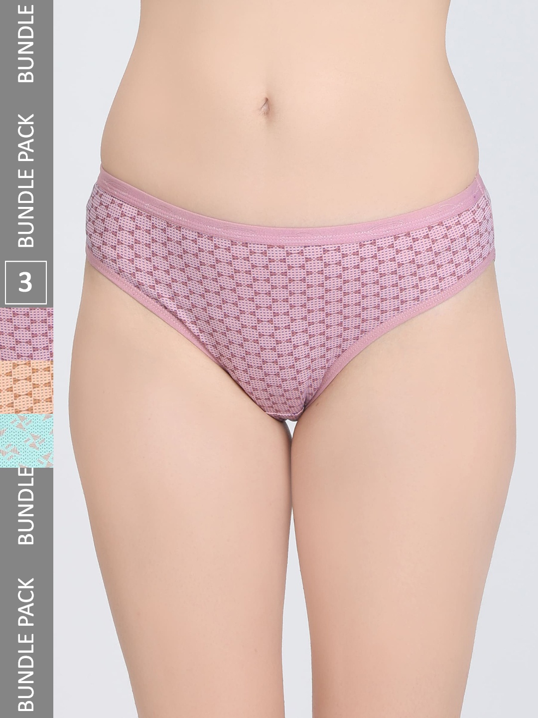 Innocence Women Pack Of 3 Printed Mid Waist Hipster Briefs BBAPLIN91991_S, Turquoise blue
Innocence Women Pack Of 3 Printed Mid Waist Hipster Briefs BBAPLIN91991_S, Turquoise blue