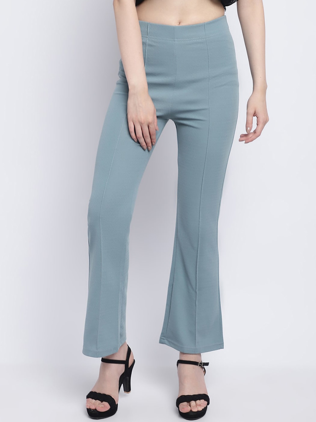 SILVERFLY Women Relaxed Straight Leg Fit High-Rise Easy Wash Bootcut Trousers, Sea green
SILVERFLY Women Relaxed Straight Leg Fit High-Rise Easy Wash Bootcut Trousers, Sea green
