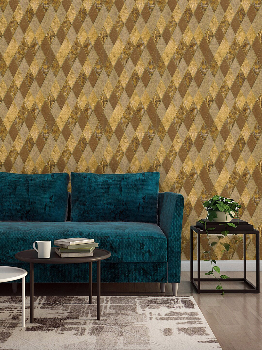 Asian Paints Geometric Brown Printed Design Non adhesive Wallpapers for Home (53cmx950cm)
Asian Paints Geometric Brown Printed Design Non adhesive Wallpapers for Home (53cmx950cm)