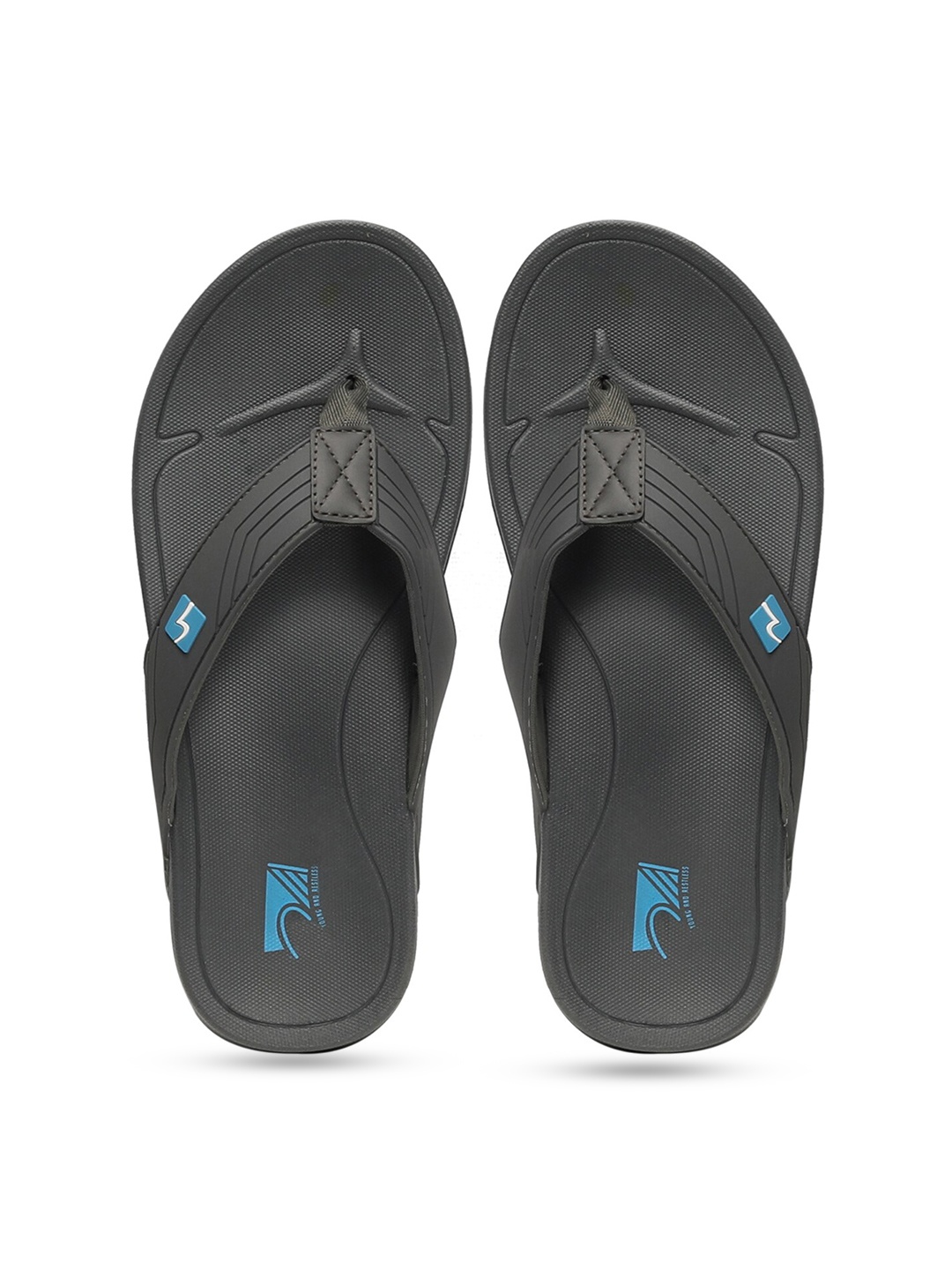 SPYKAR Men Self Design Thong Flip-Flops, Grey