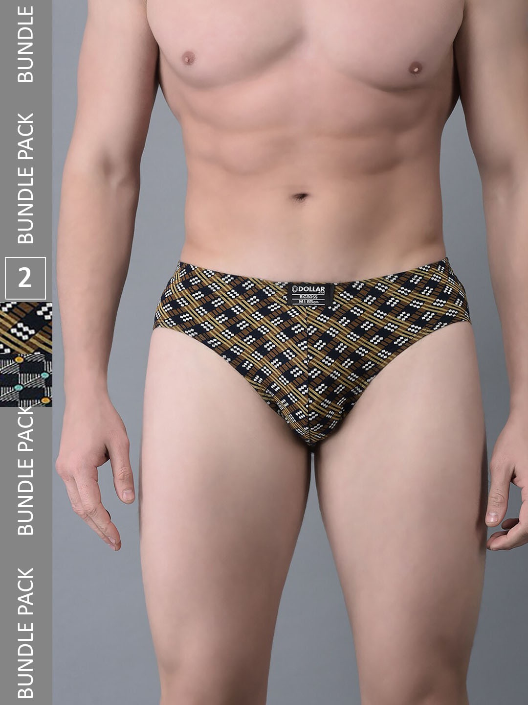 Dollar Bigboss Men Pack Of 2 Anti-Odour Assorted Cotton Briefs MBBR-09-CZYBRF-PO2-CO3
Dollar Bigboss Men Pack Of 2 Anti-Odour Assorted Cotton Briefs MBBR-09-CZYBRF-PO2-CO3