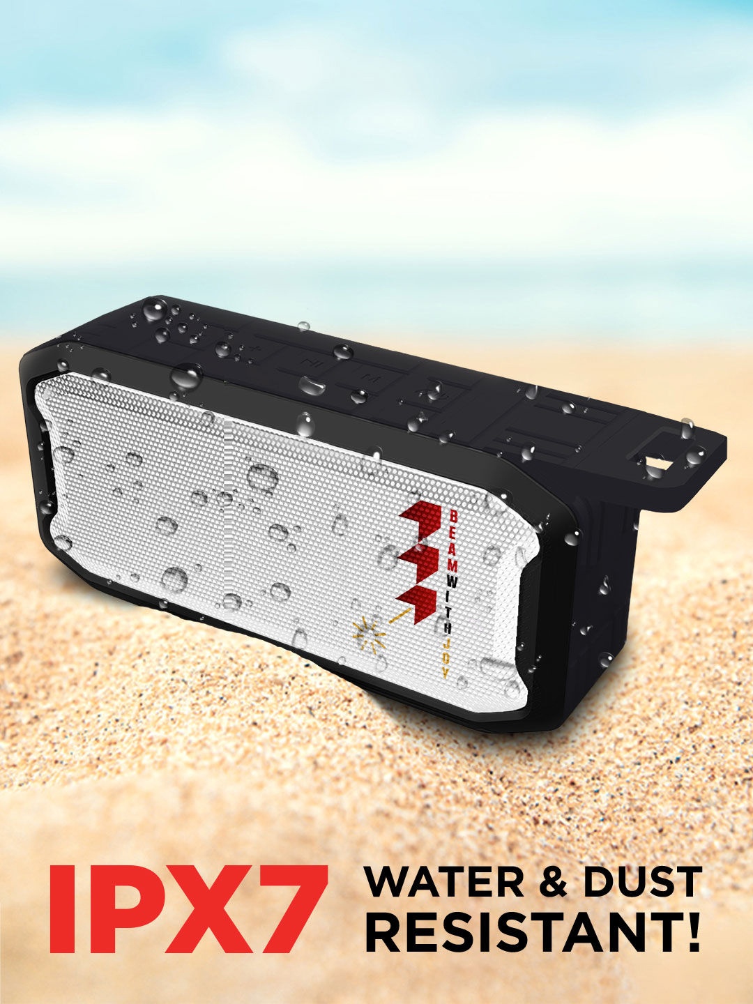 macmerise Jim Beam Rocket Printed Wireless Speaker With Bluetooth V5.0, Black
macmerise Jim Beam Rocket Printed Wireless Speaker With Bluetooth V5.0, Black