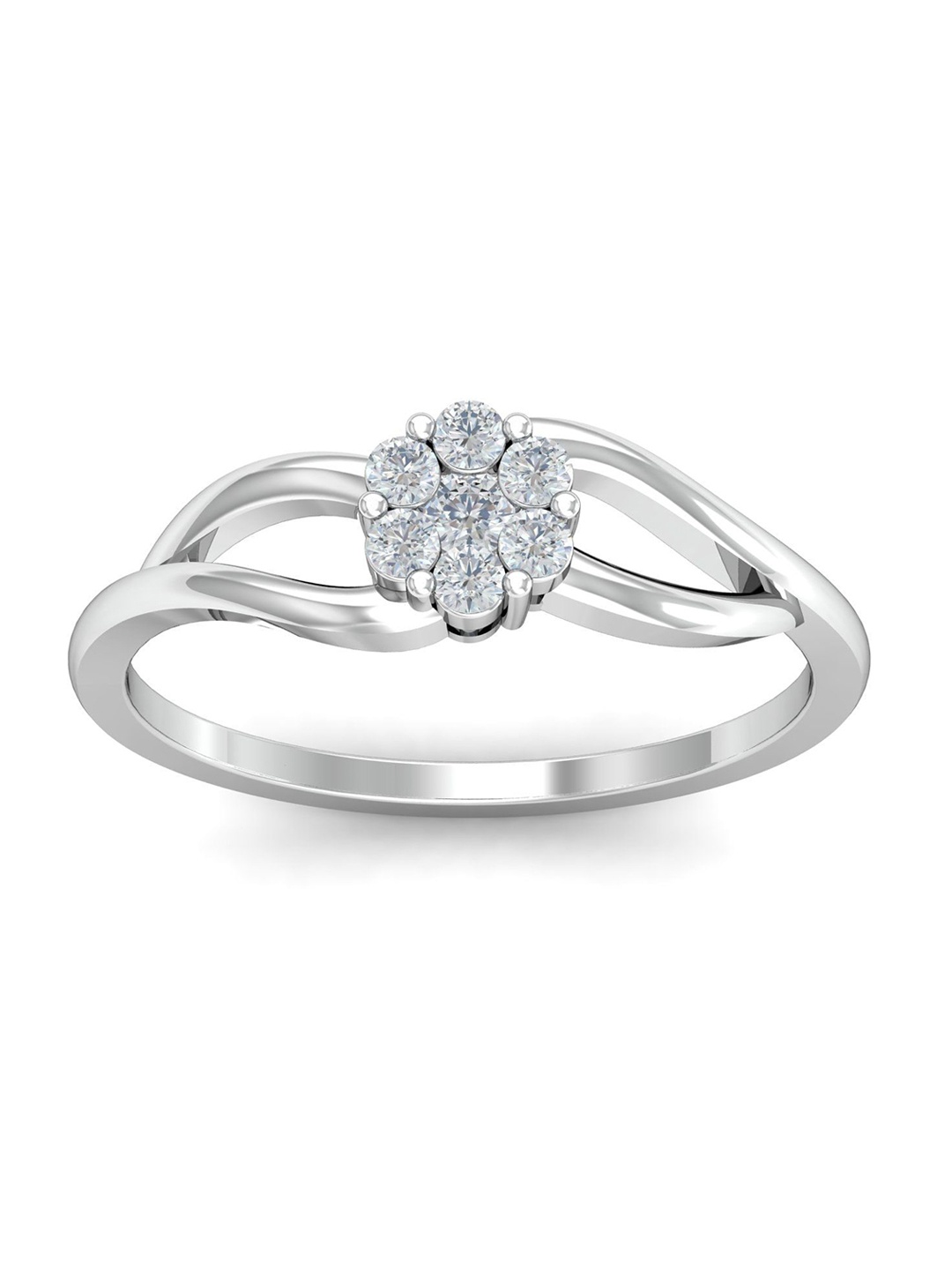 KUBERBOX Charisme Solitaire 18KT White Gold Diamond-Studded Ring - 2.61gm, Silver
KUBERBOX Charisme Solitaire 18KT White Gold Diamond-Studded Ring - 2.61gm, Silver