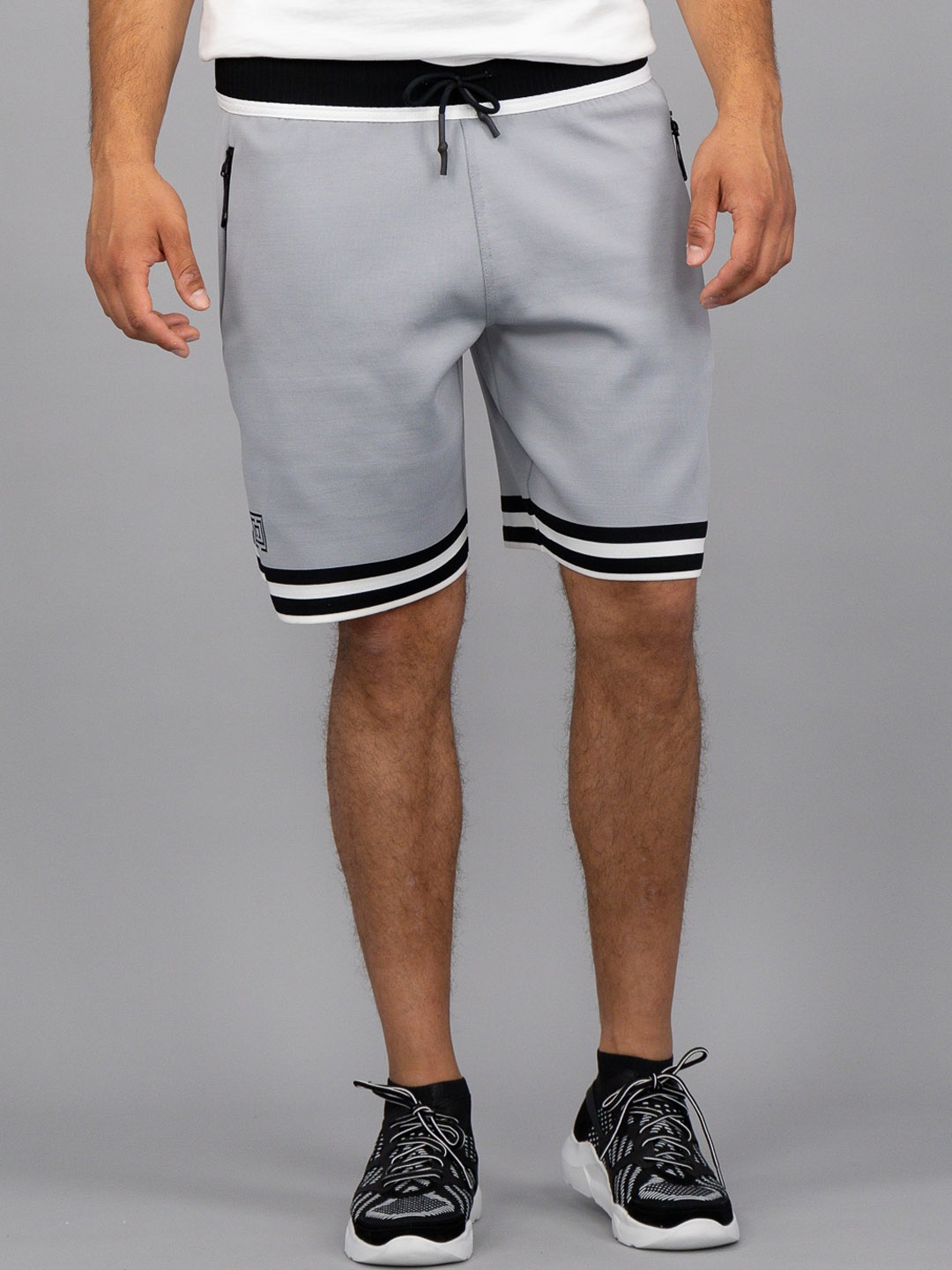 FREESOUL Men Regular Fit Sports Shorts, Grey