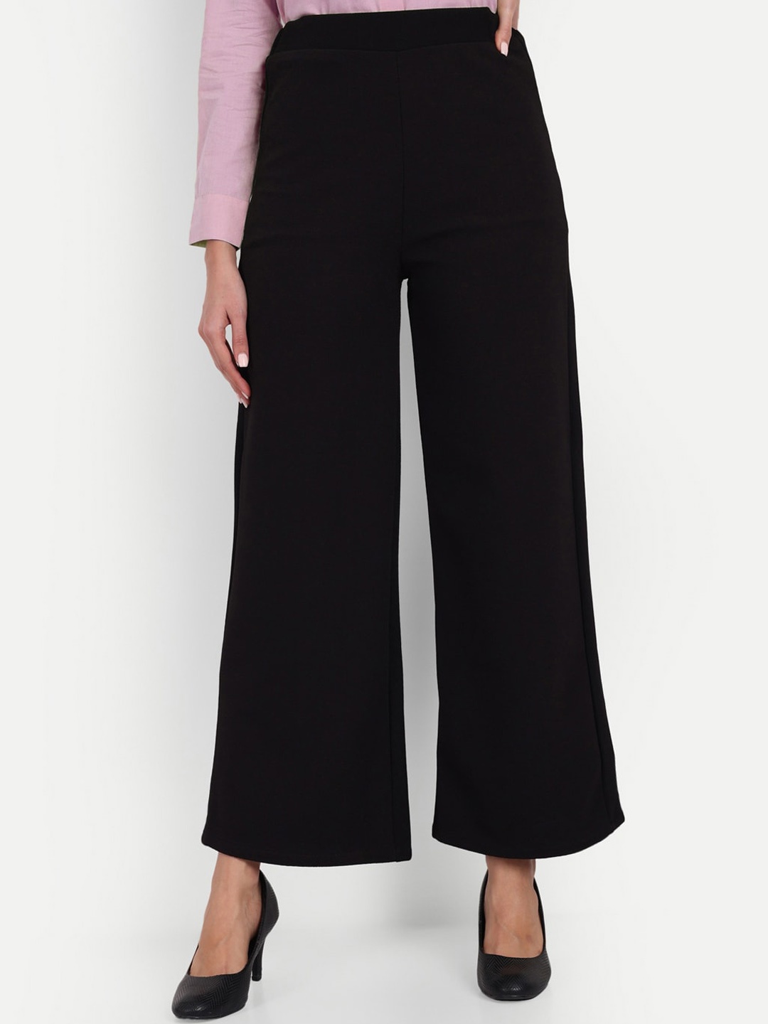 Next One Women Smart Loose Fit High-Rise Easy Wash Stretchable Parallel Trousers, Black
Next One Women Smart Loose Fit High-Rise Easy Wash Stretchable Parallel Trousers, Black