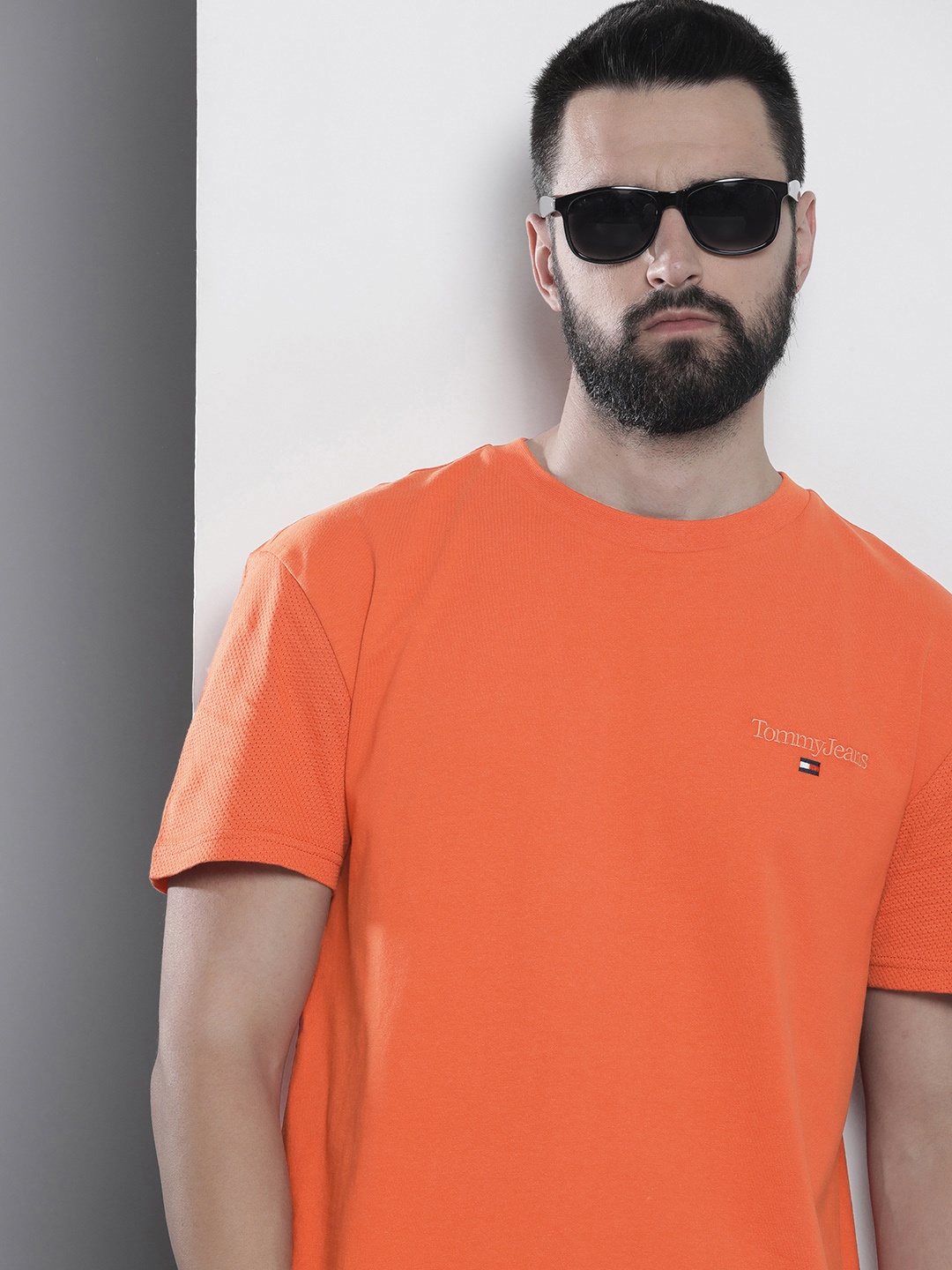 Tommy Hilfiger Sustainable Brand Logo Embroidered Drop-Shoulder Sleeves Cotton T-shirt, Orange
Tommy Hilfiger Sustainable Brand Logo Embroidered Drop-Shoulder Sleeves Cotton T-shirt, Orange