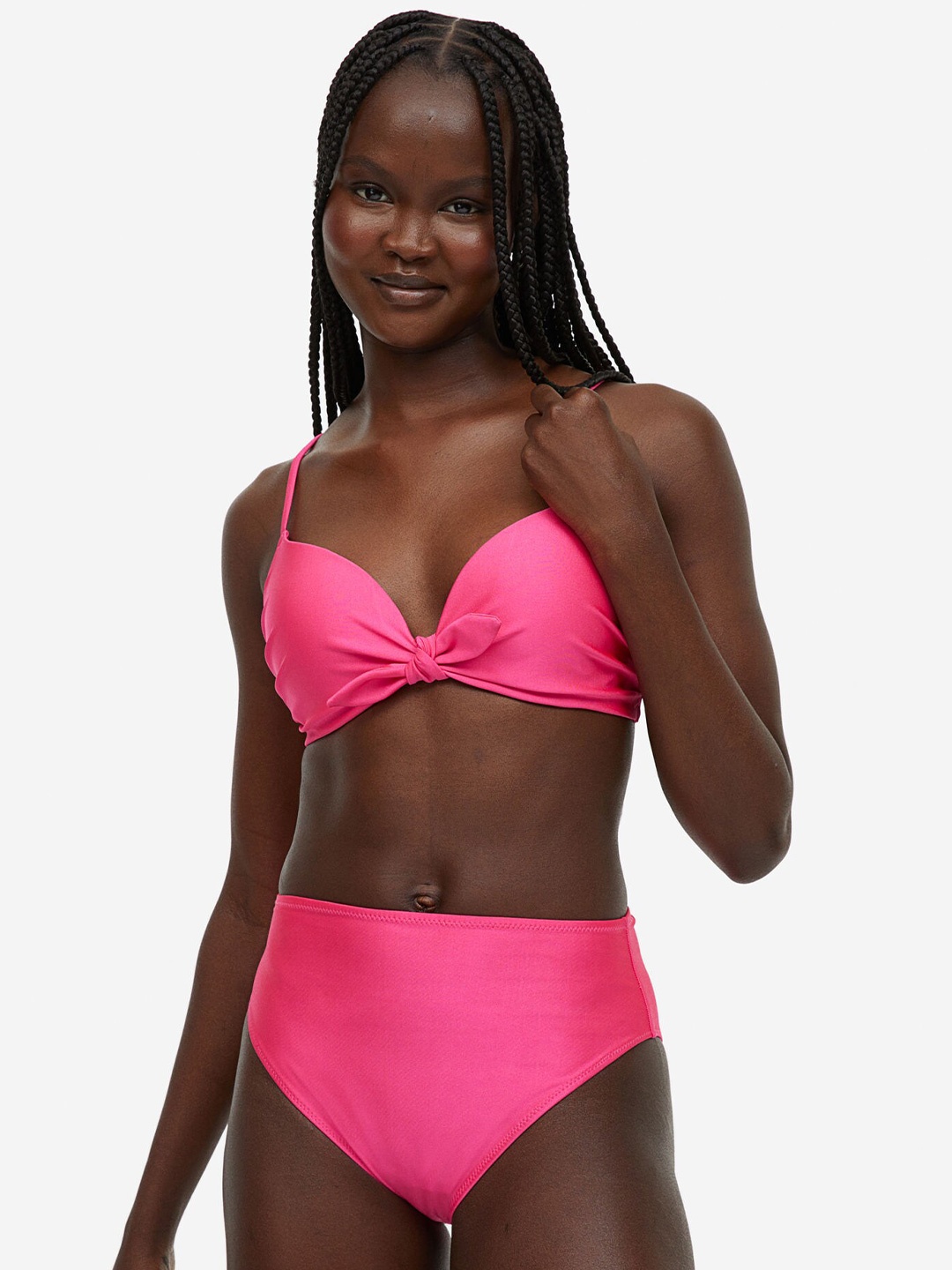 H&M Push-Up Bikini Top, Pink