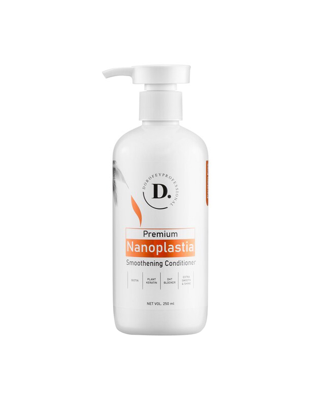DOROFEY PROFESSIONAL Nanoplastia Smoothening Conditioner with Biotin & Keratin - 250 ml, White
DOROFEY PROFESSIONAL Nanoplastia Smoothening Conditioner with Biotin & Keratin - 250 ml, White