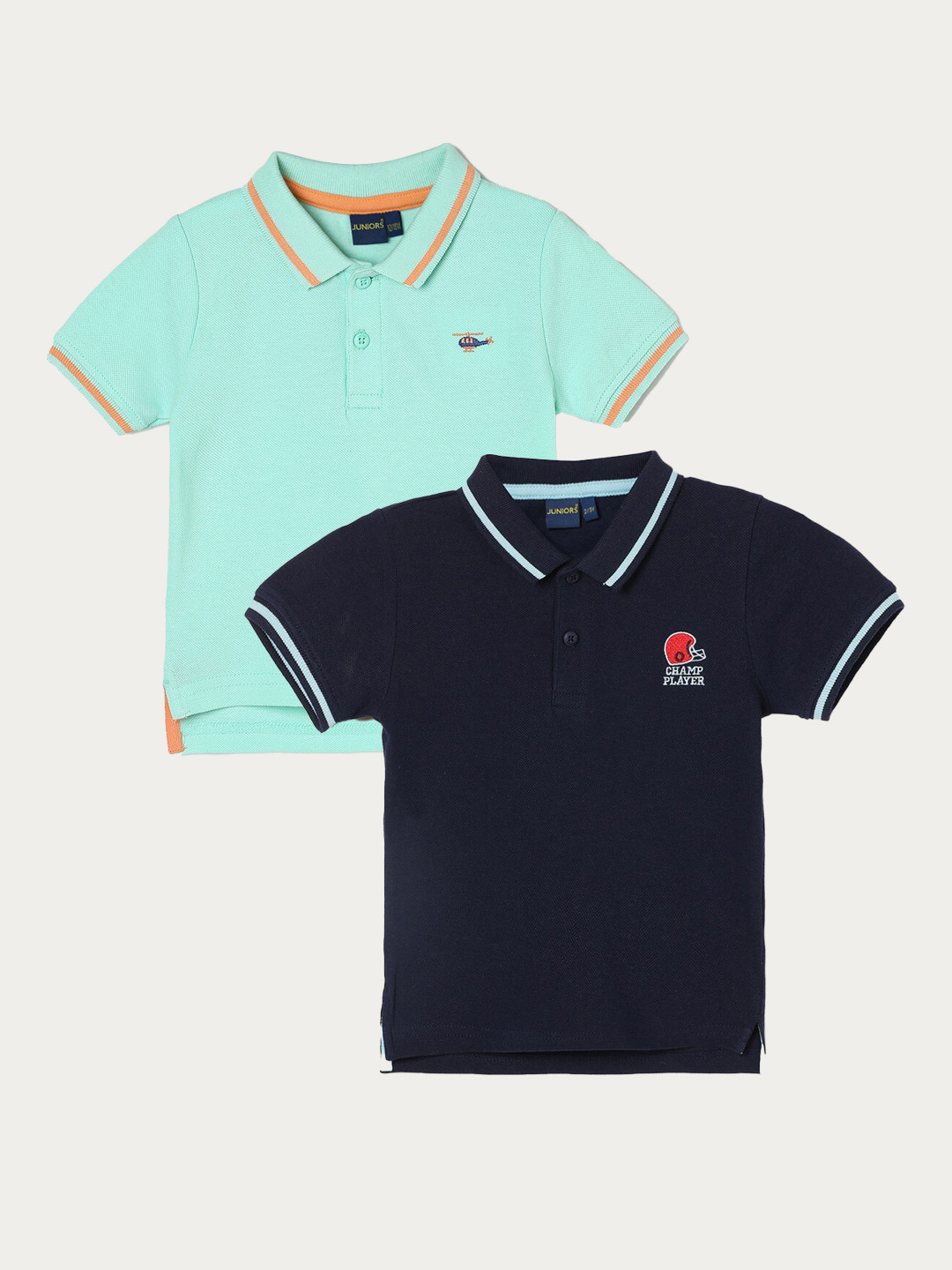 Juniors by Lifestyle Boys Pack Of 2 Polo Collar Short Sleeves Cotton T-shirts, Green
Juniors by Lifestyle Boys Pack Of 2 Polo Collar Short Sleeves Cotton T-shirts, Green