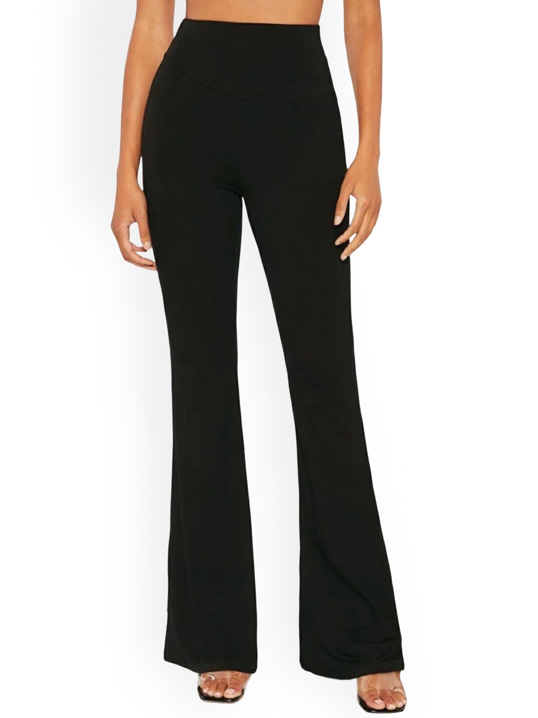 Next One Women Relaxed Straight Leg Flared High-Rise Easy Wash Bootcut Trousers, Black
Next One Women Relaxed Straight Leg Flared High-Rise Easy Wash Bootcut Trousers, Black