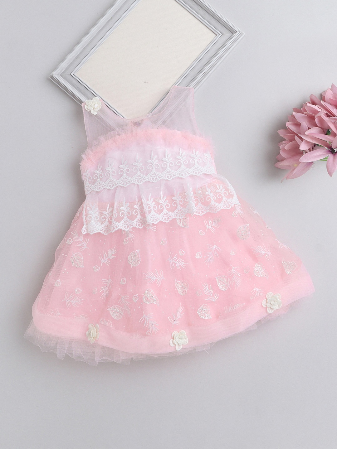 The Magic Wand Girls Embellished V-Neck Sleeveless Embroidered Party Fit & Flare Dress, Pink
The Magic Wand Girls Embellished V-Neck Sleeveless Embroidered Party Fit & Flare Dress, Pink