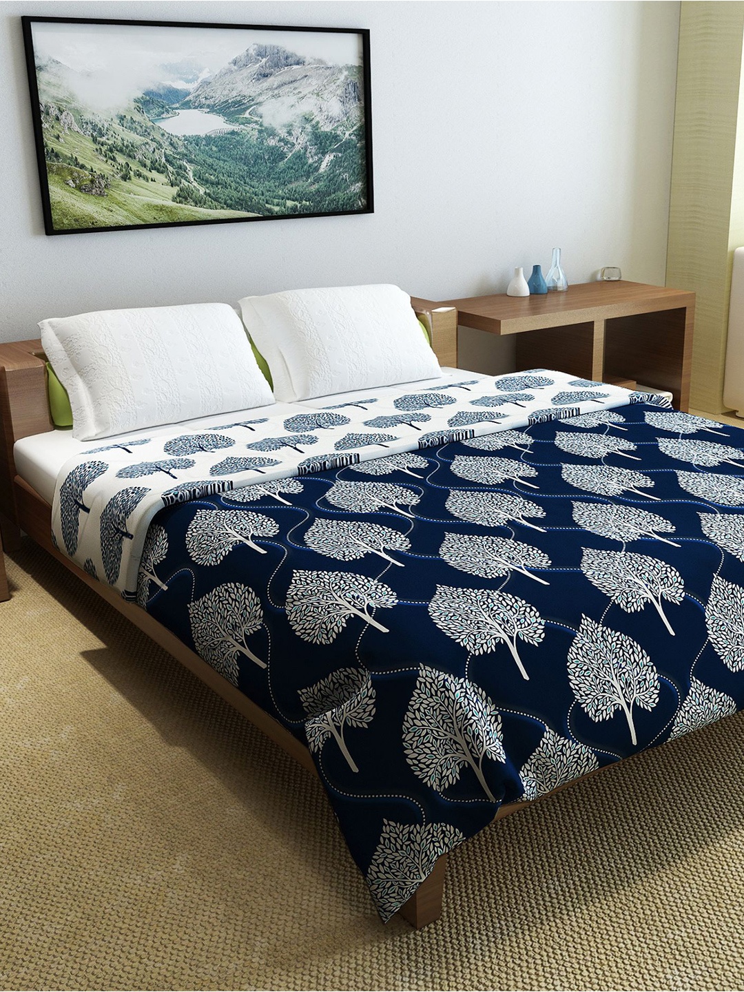 Divine Casa Blue & White Reversible Microfiber AC Room 150 GSM Double Bed Comforter
Divine Casa Blue & White Reversible Microfiber AC Room 150 GSM Double Bed Comforter