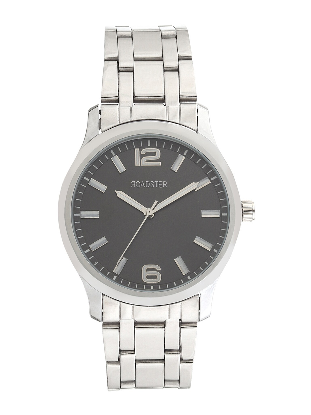 Roadster Men Black & Silver-Toned Round Dial Stainless Steel Analogue Watch HOBRD-105-BK1
Roadster Men Black & Silver-Toned Round Dial Stainless Steel Analogue Watch HOBRD-105-BK1