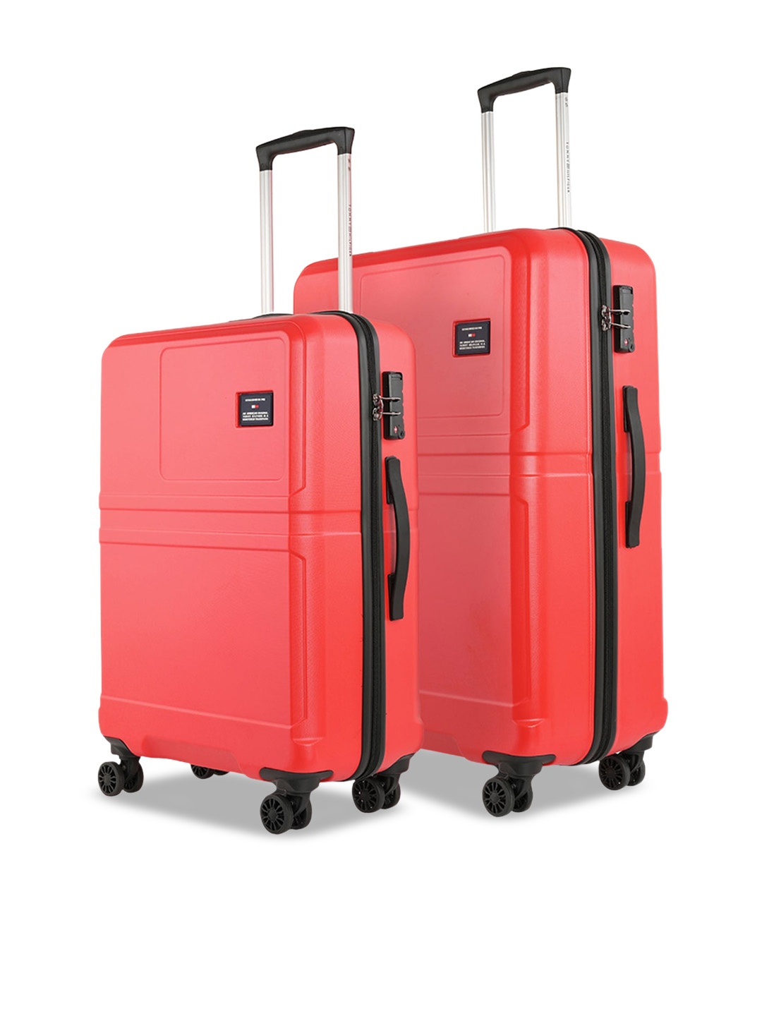 Tommy Hilfiger Unisex Set Of 2 Water Resistant Hard-Sided Medium & Cargo Trolley Suitcase, Red
Tommy Hilfiger Unisex Set Of 2 Water Resistant Hard-Sided Medium & Cargo Trolley Suitcase, Red