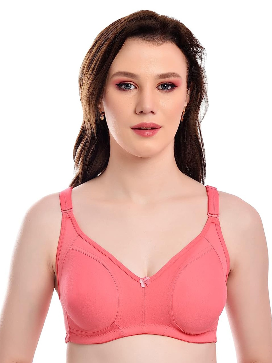 SMARTERKIDS Seamless Full Coverage Non Padded Cotton Push-Up Bra All Day Comfort, Coral
SMARTERKIDS Seamless Full Coverage Non Padded Cotton Push-Up Bra All Day Comfort, Coral