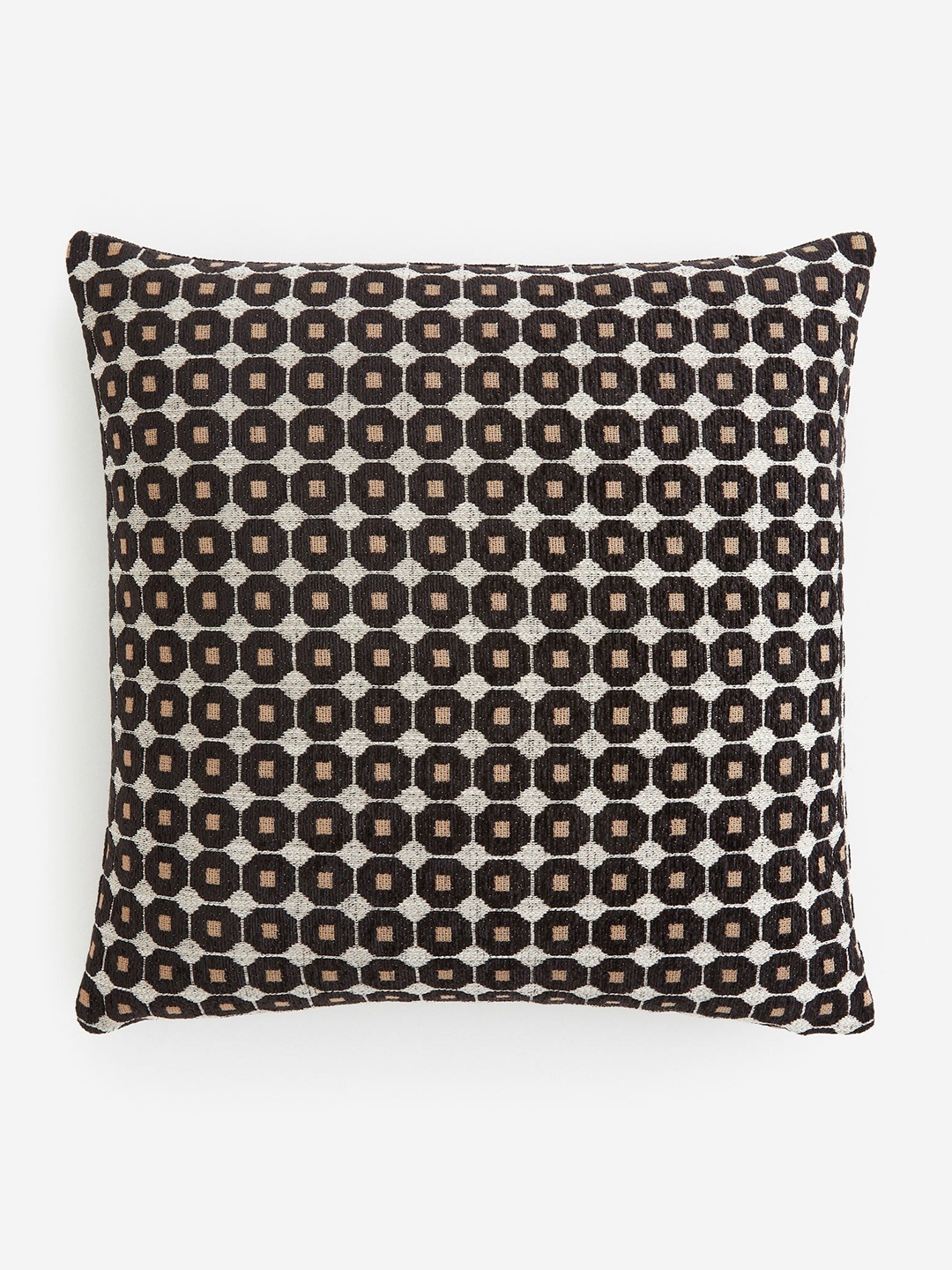 H&M Black Patterned Cushion Cover