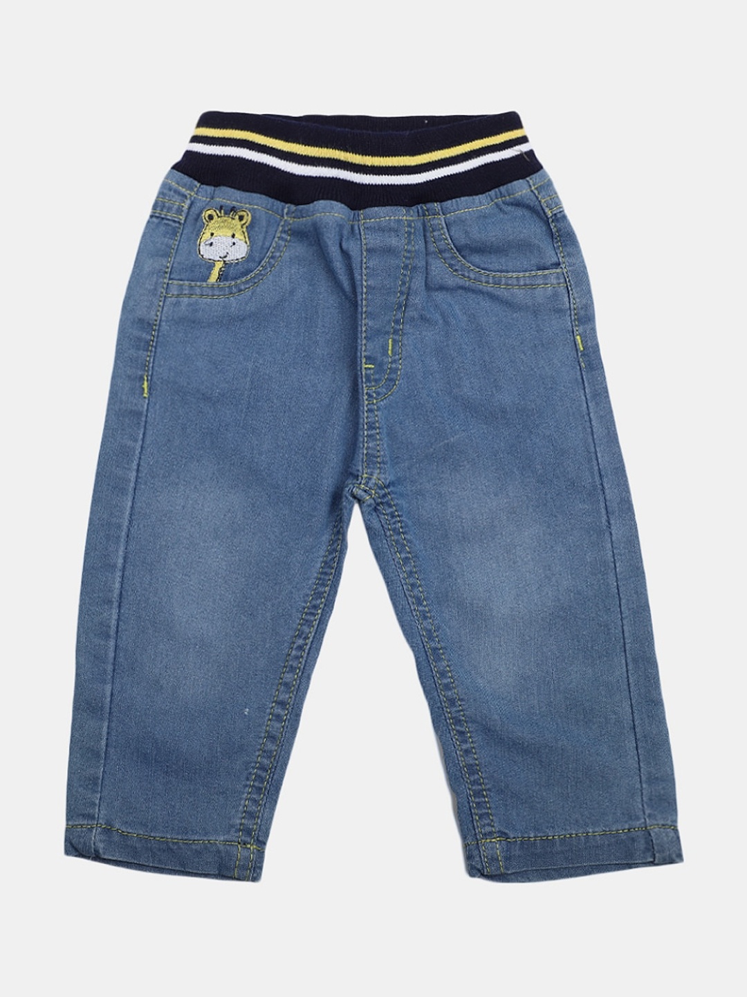 V-Mart Infant Boys Mid-Rise Slim Fit Clean Look Light Fade Embroidered Stretchable Jeans, Blue
V-Mart Infant Boys Mid-Rise Slim Fit Clean Look Light Fade Embroidered Stretchable Jeans, Blue