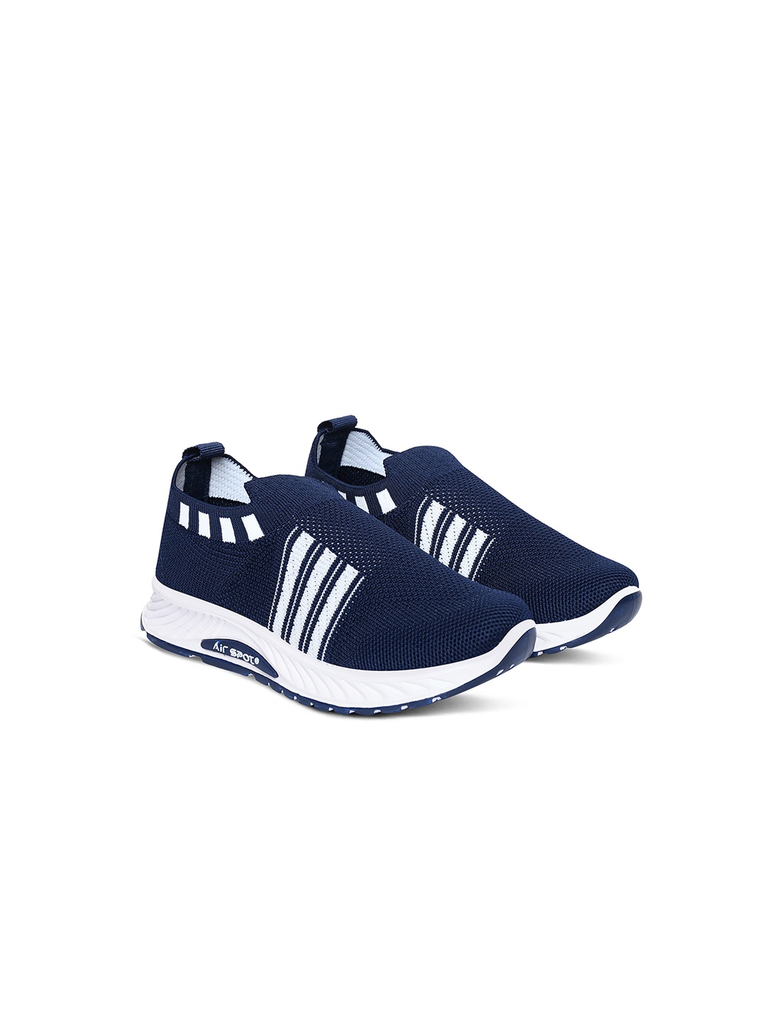 Airspot Unisex Kids JOKER-12 Striped Lightweight Contrast Sole Slip-On Sneakers, Navy blue
Airspot Unisex Kids JOKER-12 Striped Lightweight Contrast Sole Slip-On Sneakers, Navy blue