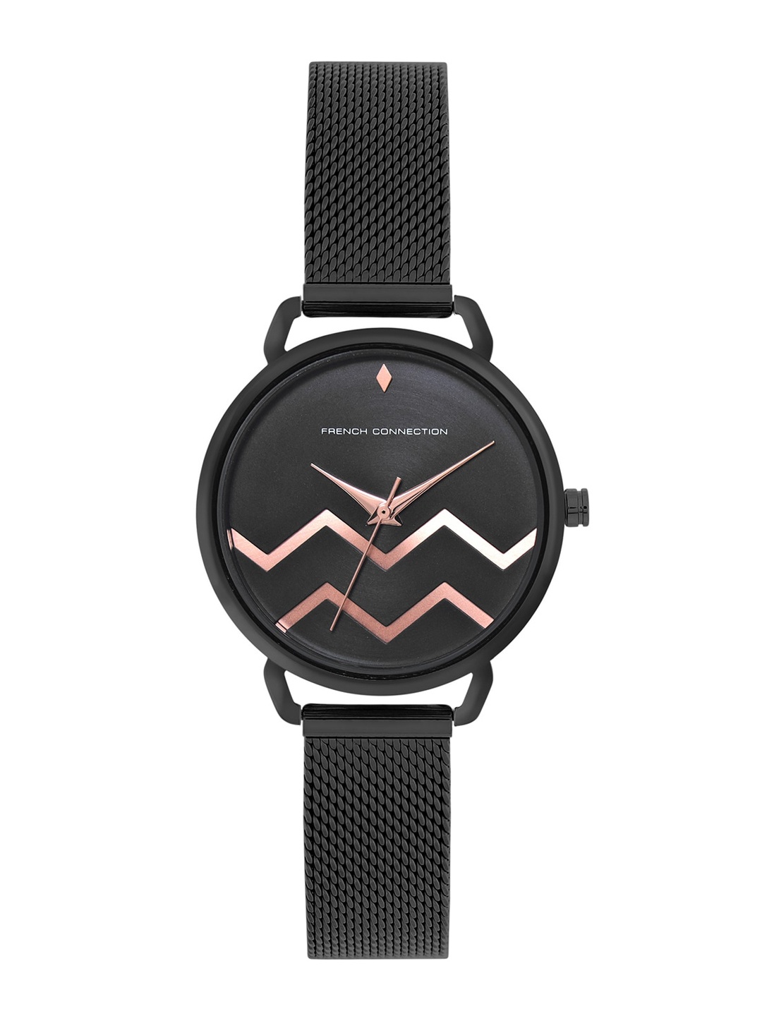 French Connection Women Stainless Steel Bracelet Style Straps Analogue Watch FCN00088J, Black
French Connection Women Stainless Steel Bracelet Style Straps Analogue Watch FCN00088J, Black