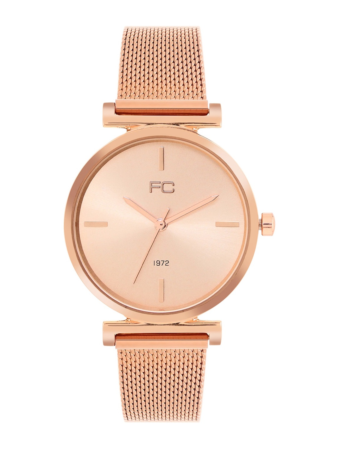 French Connection Women Stainless Steel Bracelet Style Straps Analogue Watch FCN00087B, Rose gold
French Connection Women Stainless Steel Bracelet Style Straps Analogue Watch FCN00087B, Rose gold