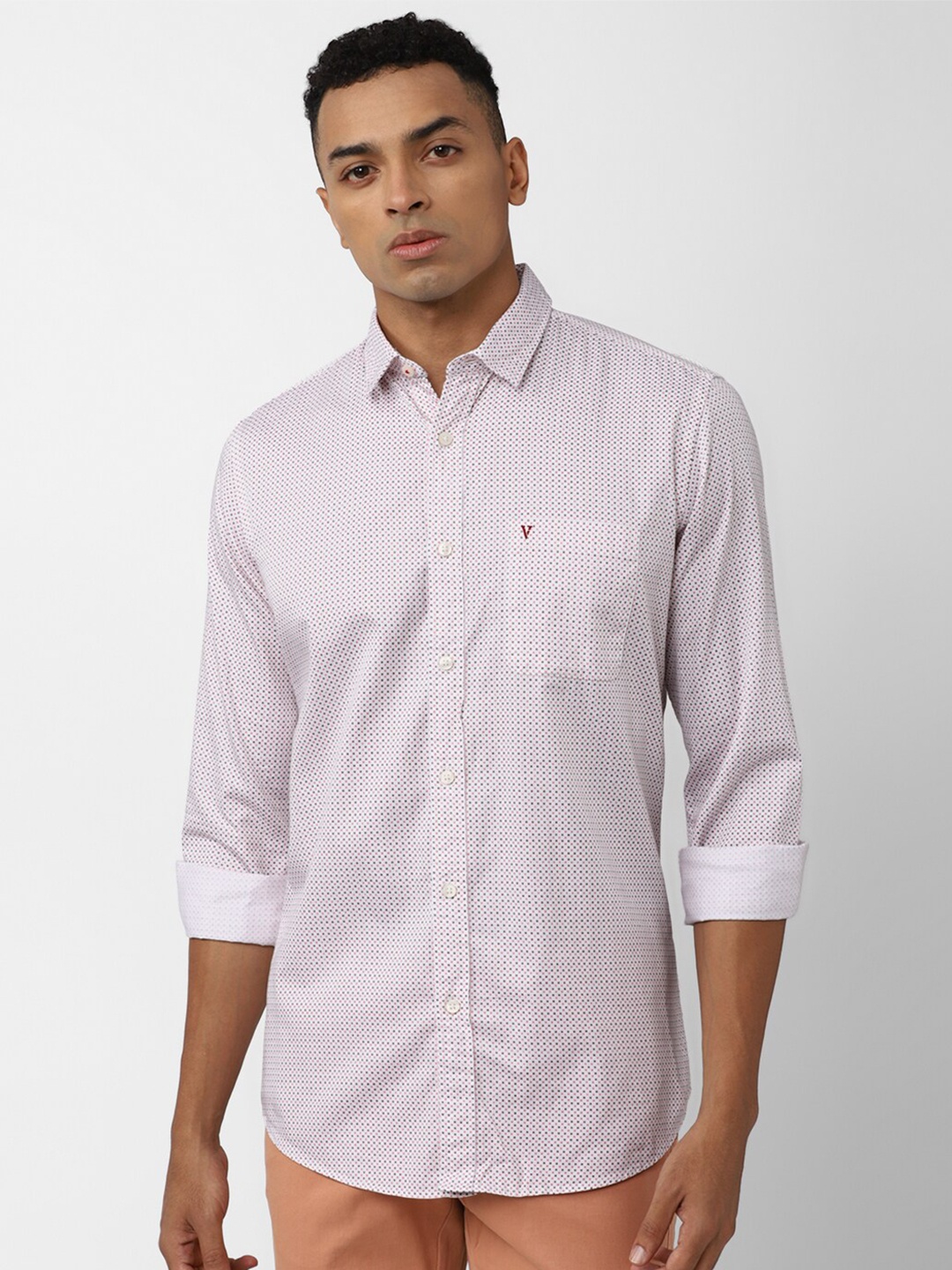 Van Heusen Sport Slim Fit Spread Collar Micro Ditsy Printed Casual Pure Cotton Shirt, White
Van Heusen Sport Slim Fit Spread Collar Micro Ditsy Printed Casual Pure Cotton Shirt, White