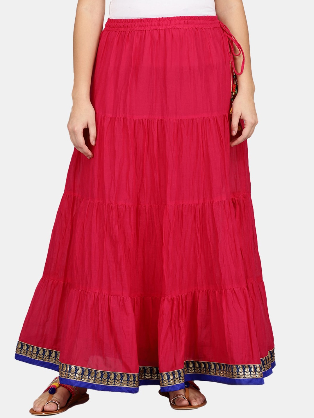 V-Mart Straight Maxi Skirts, Pink